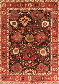 Oriental Orange Industrial Rug, urb1797org