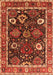 Oriental Orange Industrial Rug, urb1797org