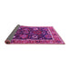 Sideview of Oriental Pink Industrial Rug, urb1797pnk