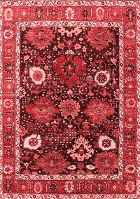 Oriental Red Industrial Rug, urb1797red