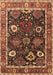 Oriental Brown Industrial Rug, urb1797brn