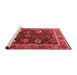 Industrial Red Washable Rugs