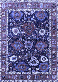 Oriental Blue Industrial Rug, urb1797blu