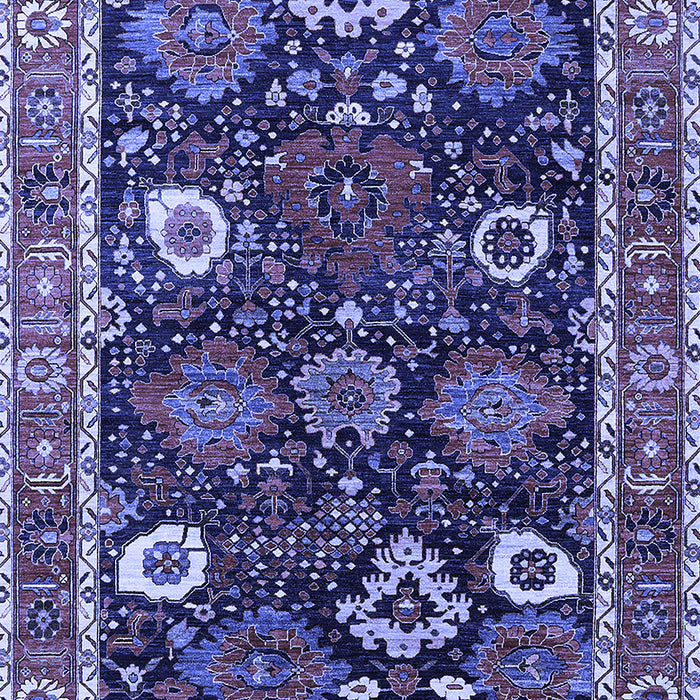 Oriental Blue Industrial Rug, urb1797blu