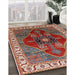 Machine Washable Industrial Modern Tomato Red Rug in a Family Room, wshurb1798