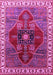 Machine Washable Oriental Pink Industrial Rug, wshurb1798pnk