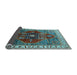 Sideview of Oriental Light Blue Industrial Rug, urb1798lblu