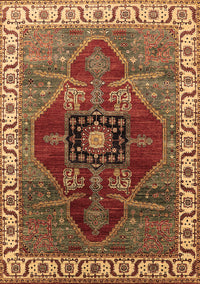 Oriental Brown Industrial Rug, urb1798brn