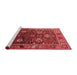 Industrial Red Washable Rugs