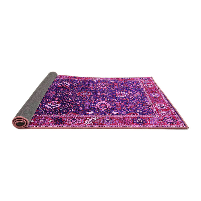 Sideview of Oriental Pink Industrial Rug, urb1799pnk