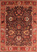 Oriental Orange Industrial Rug, urb1799org