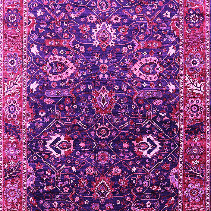 Oriental Pink Industrial Rug, urb1799pnk