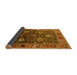 Sideview of Oriental Yellow Industrial Rug, urb1799yw