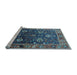Sideview of Machine Washable Oriental Light Blue Industrial Rug, wshurb1799lblu