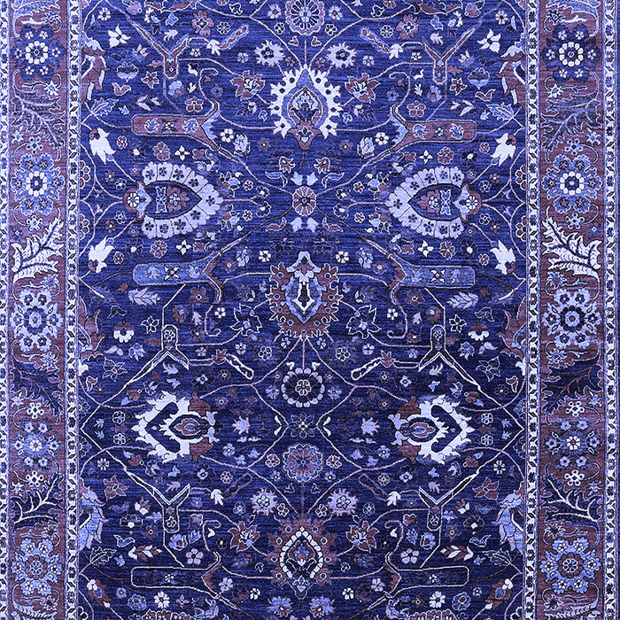 Oriental Blue Industrial Rug, urb1799blu