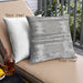 Front View of Mid-Century Modern Urban Square Gray Throw Pillow, 18 inch by 18 inch, pwurb17