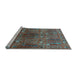 Sideview of Machine Washable Oriental Light Blue Industrial Rug, wshurb1800lblu