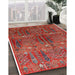 Machine Washable Industrial Modern Red Rug in a Family Room, wshurb1800