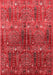 Oriental Red Industrial Area Rugs