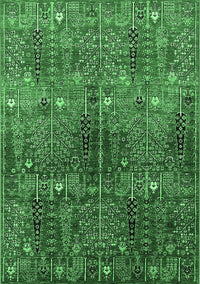 Oriental Emerald Green Industrial Rug, urb1800emgrn