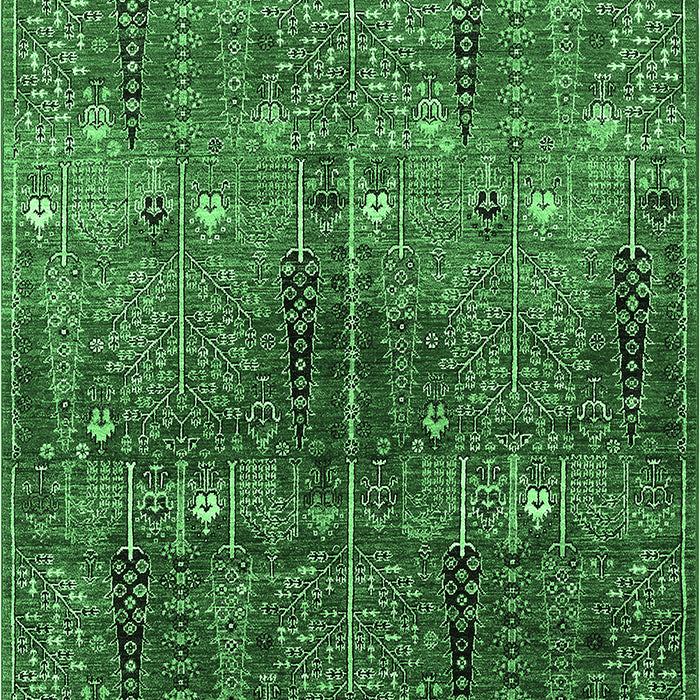 Oriental Emerald Green Industrial Rug, urb1800emgrn