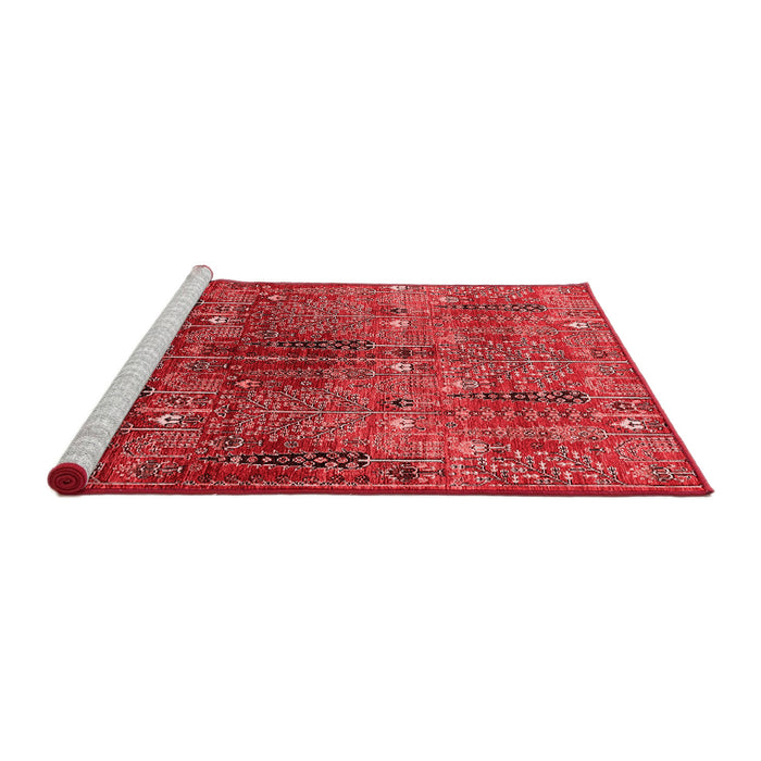 Industrial Red Washable Rugs