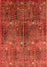 Machine Washable Oriental Orange Industrial Area Rugs, wshurb1800org