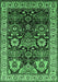 Oriental Emerald Green Industrial Rug, urb1801emgrn