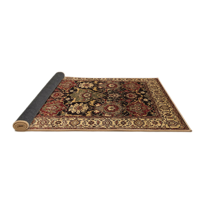 Sideview of Oriental Brown Industrial Rug, urb1801brn