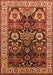 Machine Washable Oriental Orange Industrial Area Rugs, wshurb1801org