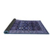 Sideview of Oriental Blue Industrial Rug, urb1801blu