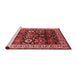 Industrial Red Washable Rugs