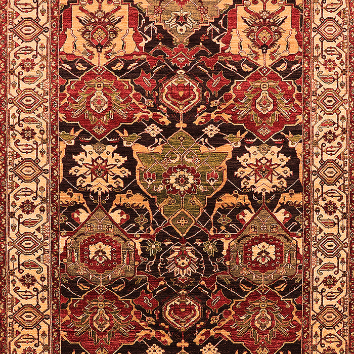 Oriental Orange Industrial Rug, urb1801org