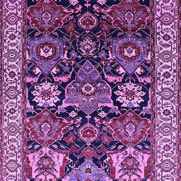 Machine Washable Oriental Purple Industrial Area Rugs, wshurb1801pur