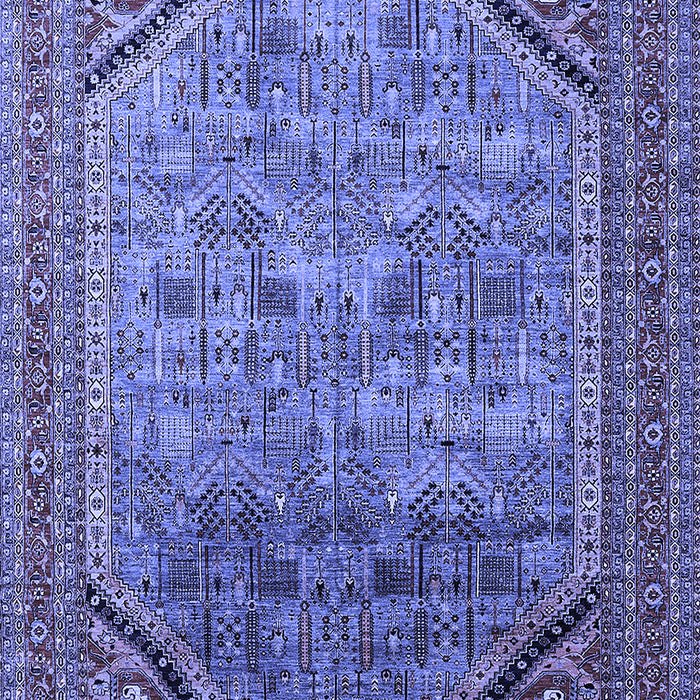 Oriental Blue Industrial Rug, urb1802blu