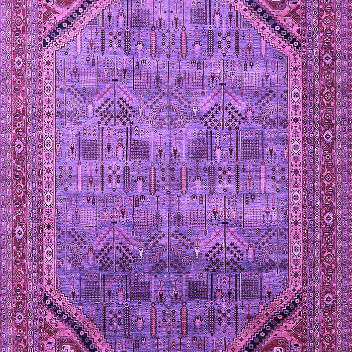Machine Washable Oriental Purple Industrial Area Rugs, wshurb1802pur