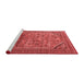 Industrial Red Washable Rugs