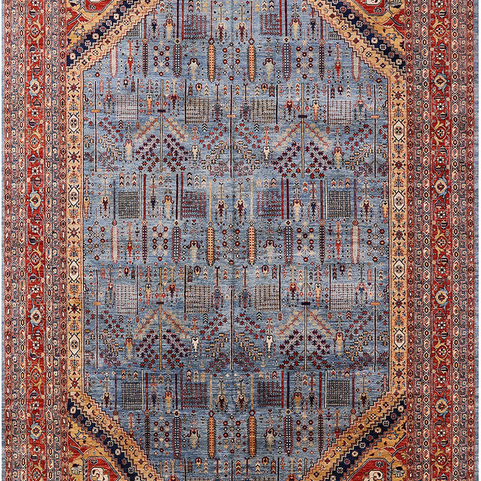 Mid-Century Modern Rosy Brown Pink Oriental Rug, urb1802