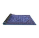 Sideview of Oriental Blue Industrial Rug, urb1802blu