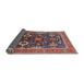 Sideview of Mid-Century Modern Pink Oriental Rug, urb1803