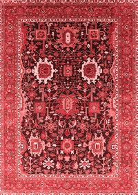 Oriental Red Industrial Rug, urb1803red