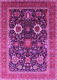 Oriental Pink Industrial Rug, urb1803pnk