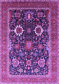 Oriental Purple Industrial Rug, urb1803pur