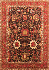 Oriental Orange Industrial Rug, urb1803org