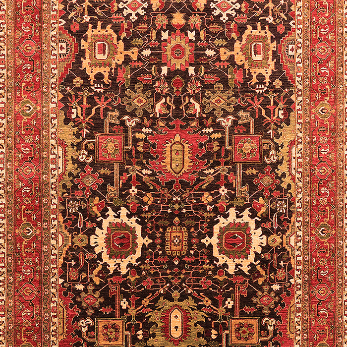 Oriental Orange Industrial Rug, urb1803org