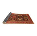 Sideview of Oriental Orange Industrial Rug, urb1803org