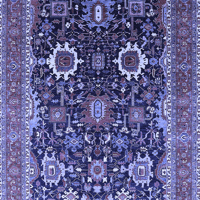 Oriental Blue Industrial Rug, urb1803blu
