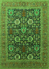 Oriental Green Industrial Rug, urb1804grn