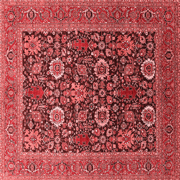 Oriental Red Industrial Rug, urb1804red
