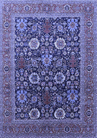 Oriental Blue Industrial Rug, urb1804blu